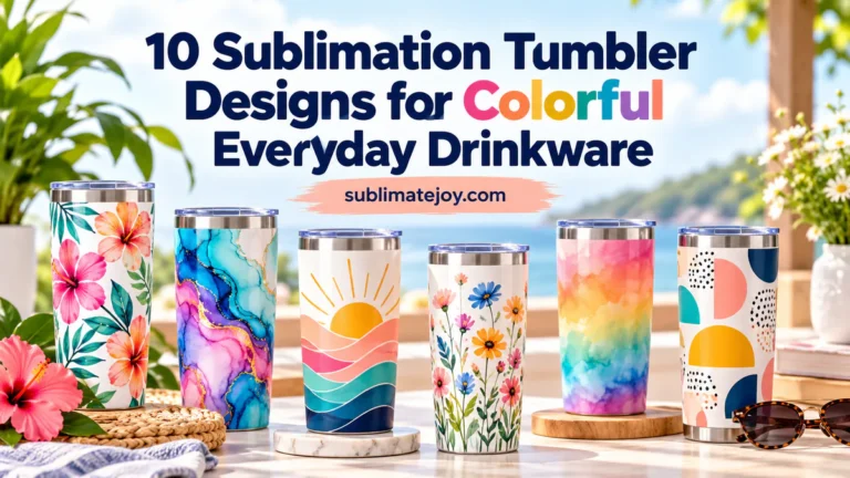 10 Sublimation Tumbler Designs for Colorful Everyday Drinkware (2026)