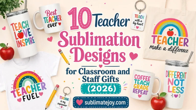 10 Teacher Sublimation Designs for Classroom and Staff Gifts (2026)