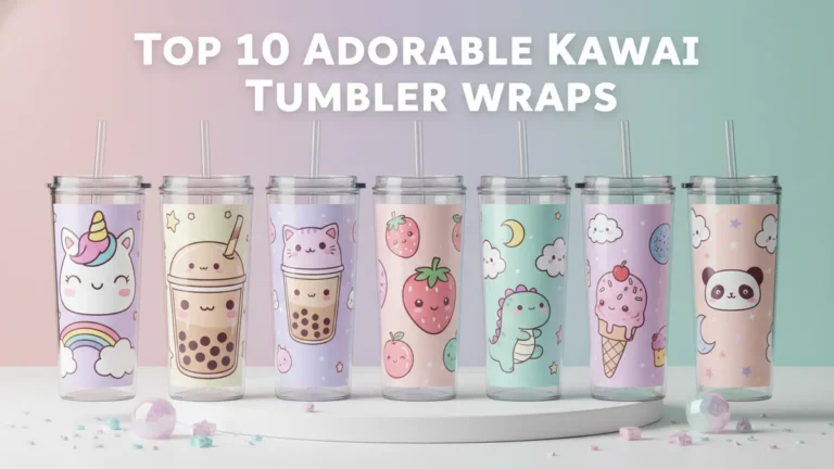 Top 10 Adorable Kawaii Tumbler Wraps