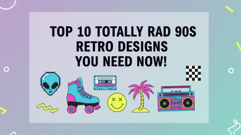 Top 10 Totally Rad 90s Retro Designs You Need Now!