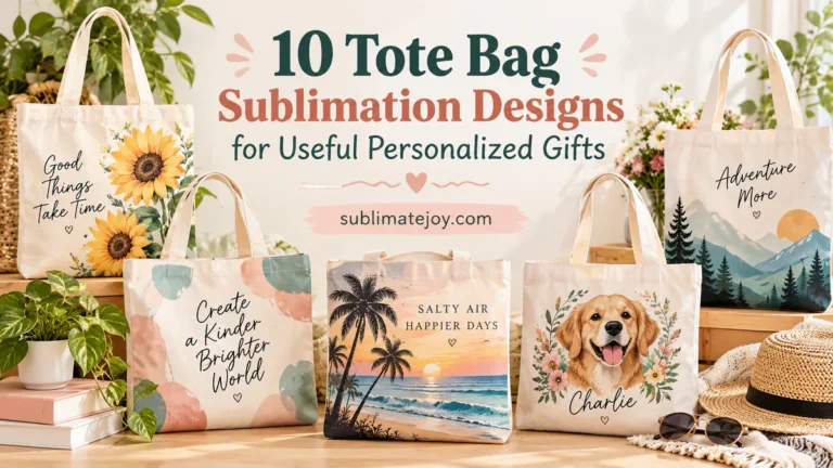 10 Tote Bag Sublimation Designs for Useful Personalized Gifts (2026)